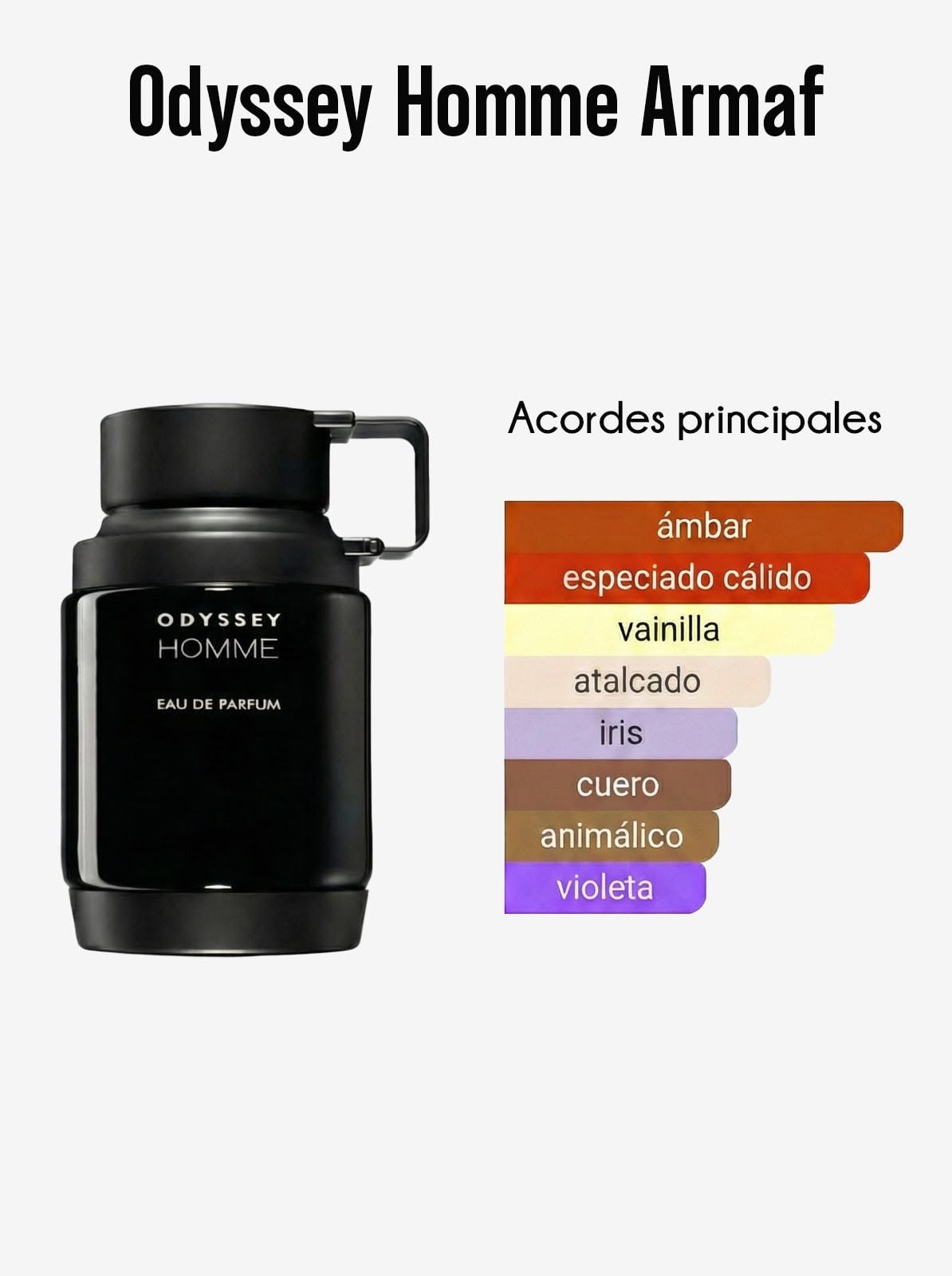 Odyssey Homme - Armaf  Fragancia Masculina Eau de Parfum 100ml