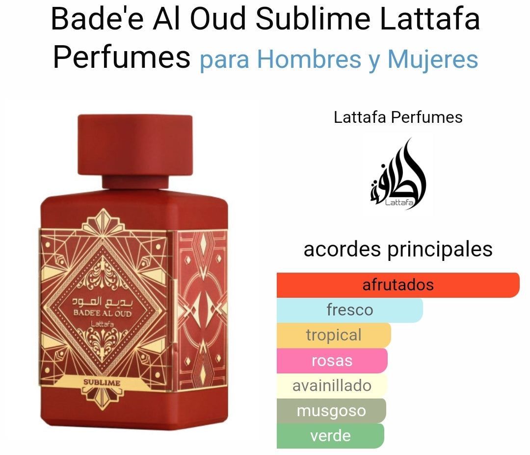 Lattafa Bade'e Al Oud Sublime Eau de Parfum 100ml