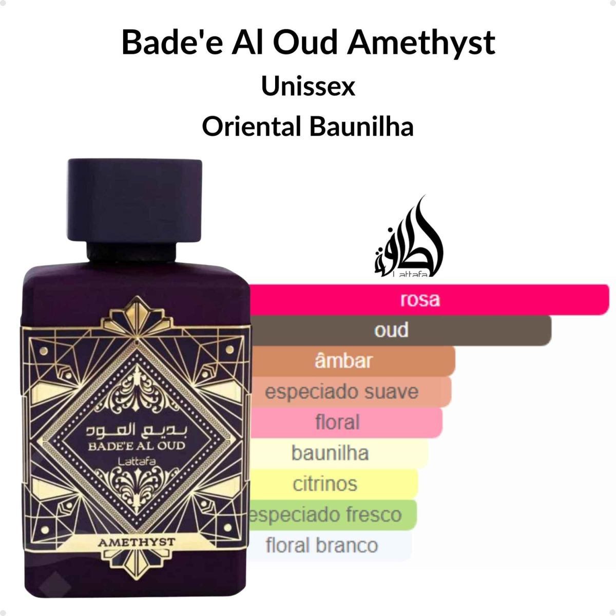 Lattafa Bade'e Al Oud Amethyst Eau de Parfum 3ml