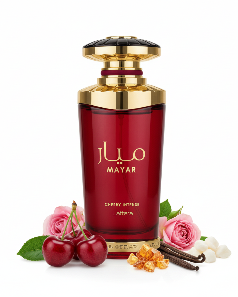 Mayar Cherry Intense Lattafa parfum cu ingrediente