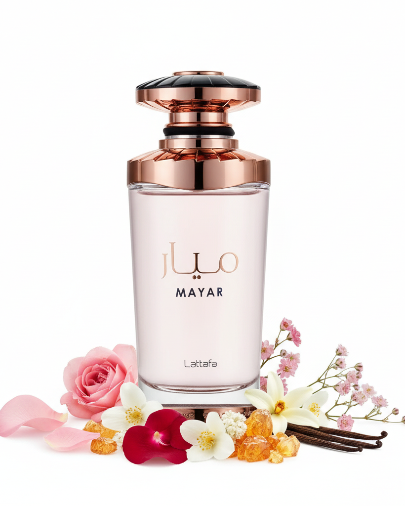 Perfume Mayar Lattafa con ingredientes naturales